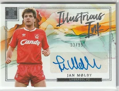 2022-23 PANINI IMPECCABLE JAN MOLBY LIVERPOOL 33/99 ILLUSTRIOUS INK AUTO Nr MINT • £19.50