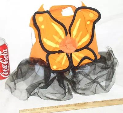 Martha Stewart Pets Medium Med M Ms Monarch Butterfly Tutu Dog Halloween Costume • $9.99
