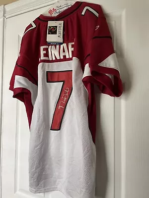 Autographed Matt Leinart #7 Reebok NFL Mens Jersey Arizona Cardinals SZ 48 NWT • $79