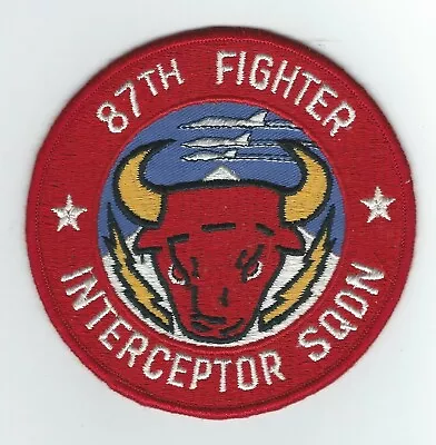 $74.99 • Buy 60's-70's 87th FIGHTER INTERCEPTOR SQUADRON(5 INCH SIZE) Patch