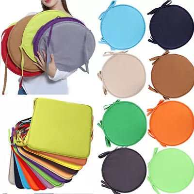 $9.02 • Buy Round/Square Bistro Circular Chair Cushion Seat Pad Kitchen Cover Removable✿