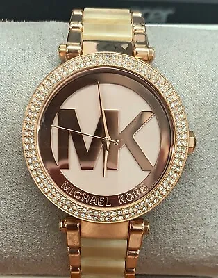 $120 • Buy Michael Kors MK6530 Parker Rose Gold Dial Rose Gold Stainless Women's Watch
