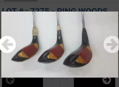 Vintage PING EYE 2 Karsten 135 Wood Set Men's RH Steel Shaft R Made In USA • $49.98