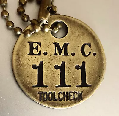 $19.75 • Buy Railroad Tool Check Brass Tag: ELECTROMOTIVE CO LaGrange IL; Locomotive Engines