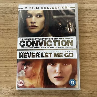 Conviction / Never Let Me Go (Double Pack) Hilary Swank - Region 2 - Brand New • $12.95