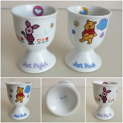 Disney Winnie The Pooh Just Piglet Just Pooh 2 X Egg Cups Collectables Easter  • £7.80