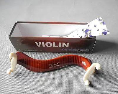 Adjustable Wood Violin Shoulder Rest For 4/4 And 3/4 Fiddle Pads • $9.99