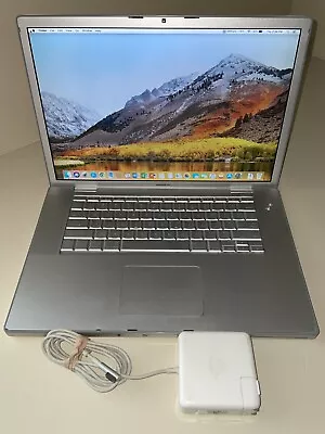 Apple MacBook Pro A1260 15.4  - C2D 2.4ghz | 4gm RAM | 128gb SSD | Battery • $94