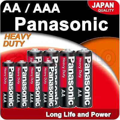 Panasonic AA AAA 9V C D 1-20 Battery 1.5V Heavy Duty Batteries Longest • $4.95