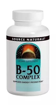 Source Naturals Vitamin B-50 Complex 50 Mg 250 Tabs • $30.01