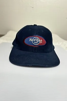 Vintage 90’s Hard Rock Cafe Maui All Cotton Embroidered Hat Brass Adj. Size Euc￼ • $18.95