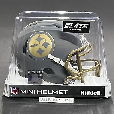 Pittsburgh Steelers Slate Collection Mini Helmet Riddell NFL Speed Brand New! • $38.69