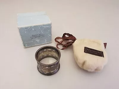 £65 • Buy Tiffany & Co Silver Napkin Ring 50 Grams Vintage Personalised Name