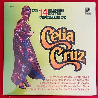 Celia Cruz - 14 Grandes Exitos Originales (1983)  SEALED  Black Vinyl 33RPM's • $24.99