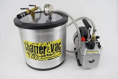 $199.99 • Buy Shatter Vac Vacuum Chamber Pot With Pump