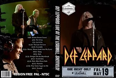 Def Leppard Live In Leadmill Sheffield Dvd 2023 Joe Elliot Ac/dc Ozzy Van Halen • $14