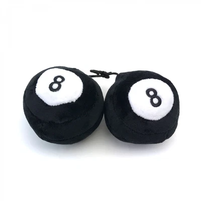 $19.95 • Buy 3 Plush Stuffed Billiard 8-Ball Toys - Pair 