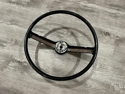 XW XY Steering Wheel Standard Cracks Repaired Genuine Ford Falcon Fairmont Black • $375