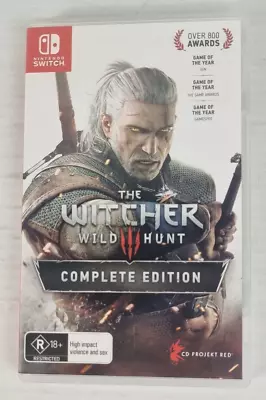 The Witcher 3 III Wild Hunt Complete Edition Nintendo Switch - CASE ONLY • $24.95