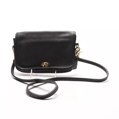 Coach Black Leather Legacy Penny Pocket Handbag • $85