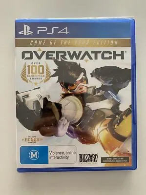 $24.50 • Buy Overwatch Game Of The Year Edition PS4 Brand New PAL