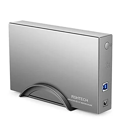 £34.61 • Buy RSHTECH Hard Drive Enclosure USB 3.0 To SATA External Hard Drive Caddy For 3.5