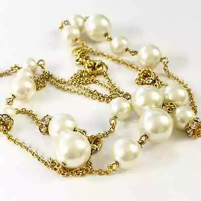 J. Crew Suspended Pearl Long Necklace • $32