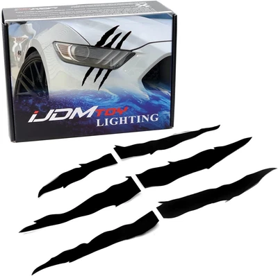 $10.99 • Buy Black Eye Scar Mark, Scratch Shape Decal For Car Headlight Headlamp Decoration
