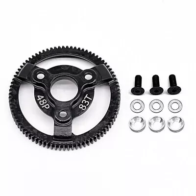 Steel Spur Gear 72t 76t 83t 86t 90t 48p For Traxxas Slash 2wd LCG Drag F-150 SVT • $13.35