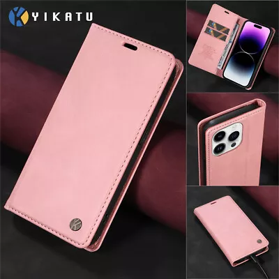 For Oppo A98 A78 A58 Find X3 X5 Pro Reno8 Pro Magnetic Case Leather Wallet Cover • $15.09