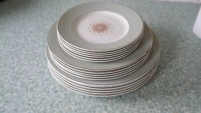 W H Grindley Co England Satin White Dinner Service • £29.95