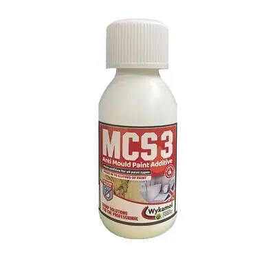 £9.19 • Buy Anti Mould Paint Additive Treatment Wykamol MCS3 No More Mould 100ml Treats 5 Lt