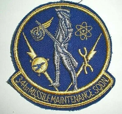 Usaf 341st Missile Maintenance Squadron Patch -color • $6.95