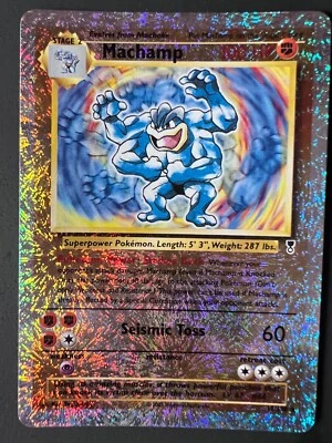 £30 • Buy Pokémon Machamp Reverse Holographic Card # 015 Legendary Collection 2002