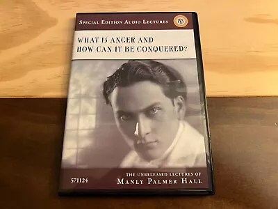 Manly P. Hall Audio CD Lecture (What Is Anger And How Can It Be Conquered?) • $19.99