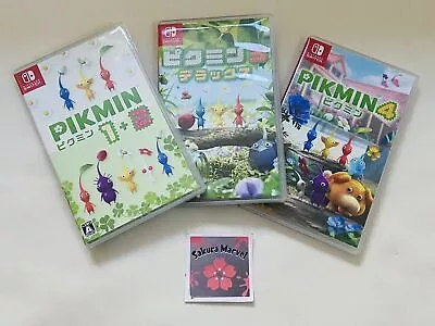 Nintendo Switch Pikmin 1+2 3 Deluxe DX 4 Series Japanese Video Games W/Box Japan • $80.43