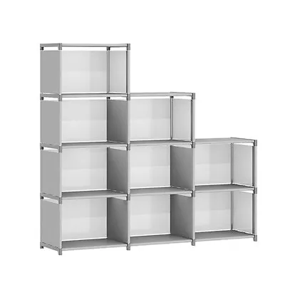 £16.98 • Buy 4 Layer 9 Cube Modern Book Shelves Storage Shelf Bookcase Display Unit Organizer