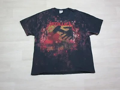 Vintage METALLICA Band T Shirt (XL) Kill 'Em All Album All Over Print Graphic • $49.98