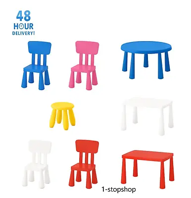 £16.99 • Buy Kids Chairs, Stools, Tables, Indoor/Outdoor Home Play Room Colors Choice Mammut