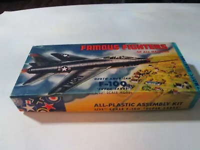 Brand New Famous Fighters North American F-100 Super Sabre  Model Kit • $29.99