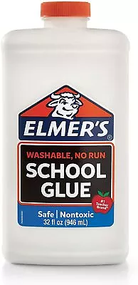 $27.61 • Buy Elmers Slime Liquid PVA Glue, Great For Making Slime, Washable, 946Ml, White, (2