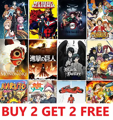 Top Classic Greatest Anime Series Ever Manga Poster Room Decor Wall Art 1 • £3.99