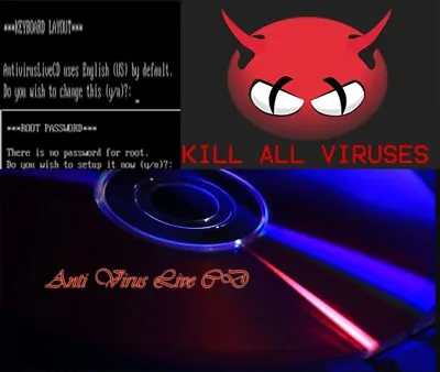 Powerful Anti-Virus Live CD - Linux CLI Same Day Shipping! • $7.99