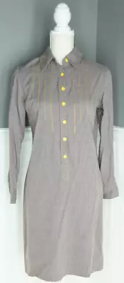 Vintage 60s The Art Shirt Peter Pan Collar Mod Twiggy Green Shift Shirt Dress • $34.99