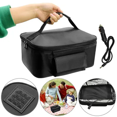 Electric12V Lunch Box Meal Car Food Warmer Heater Container Portable Heating Hot • £18.81