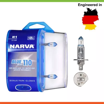 NARVA H1 Globe 12V 55W Blue Plus 90 2 Pack For Daewoo Lacetti 1.8 CDX • $75.13