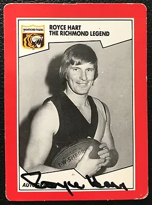$75 • Buy 1989 Stimorol Card Personally Hand Signed By Richmond And Afl Legend Royce Hart