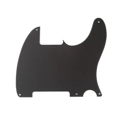 Musiclily 1Ply Matte Black 5 Hole Pickguard Blank For Fender Tele Esquire Guitar • $24.03