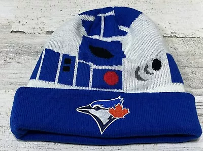 Toronto Blue Jays Star Wars R2-D2 R2D2 Winter Beanie Hat Cap One Size • $24.95