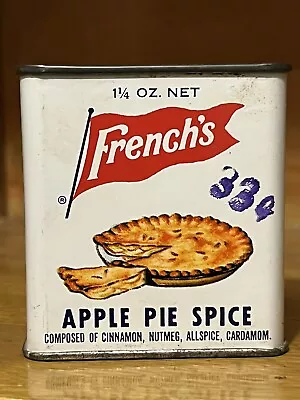 Vintage French’s Apple Pie Spice Spice Tin • $19.95